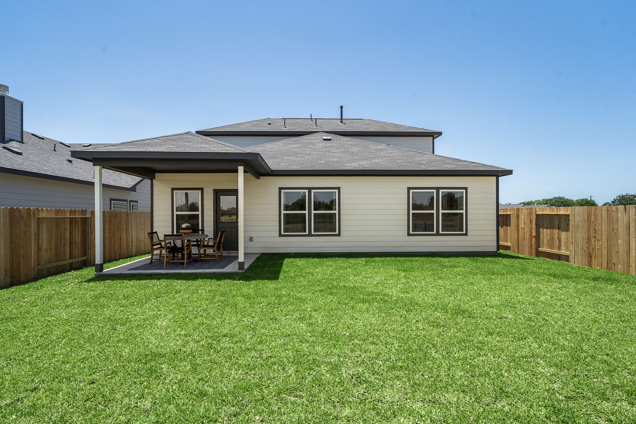 New homes at Russell Ranch in Bay City, TX.