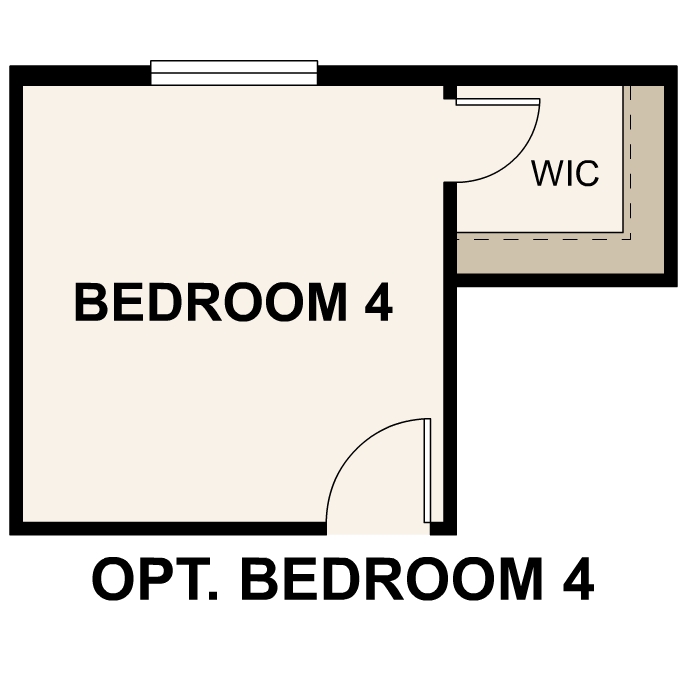 Diagram. Ontario Floorplan, Upper Level Option