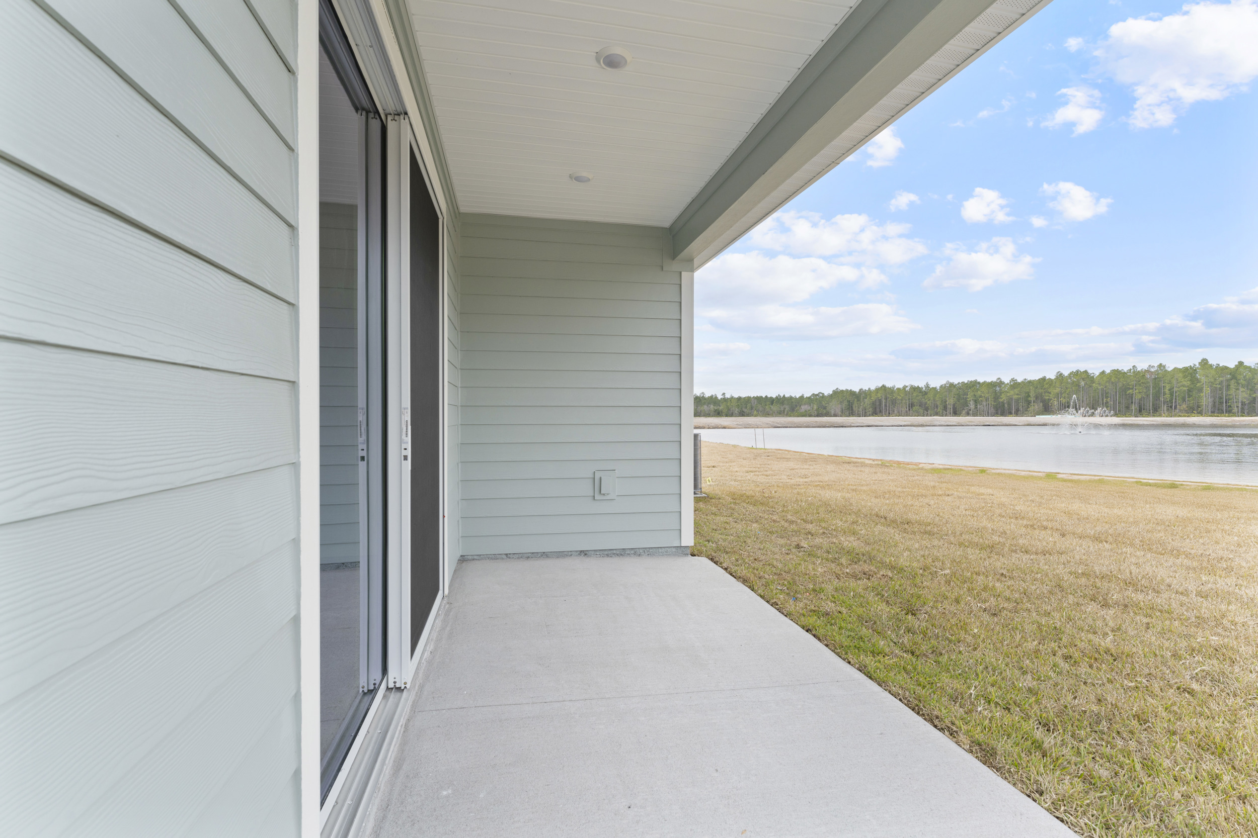 Lot 140 Covered Patio at The Preserve at Camden Woods
