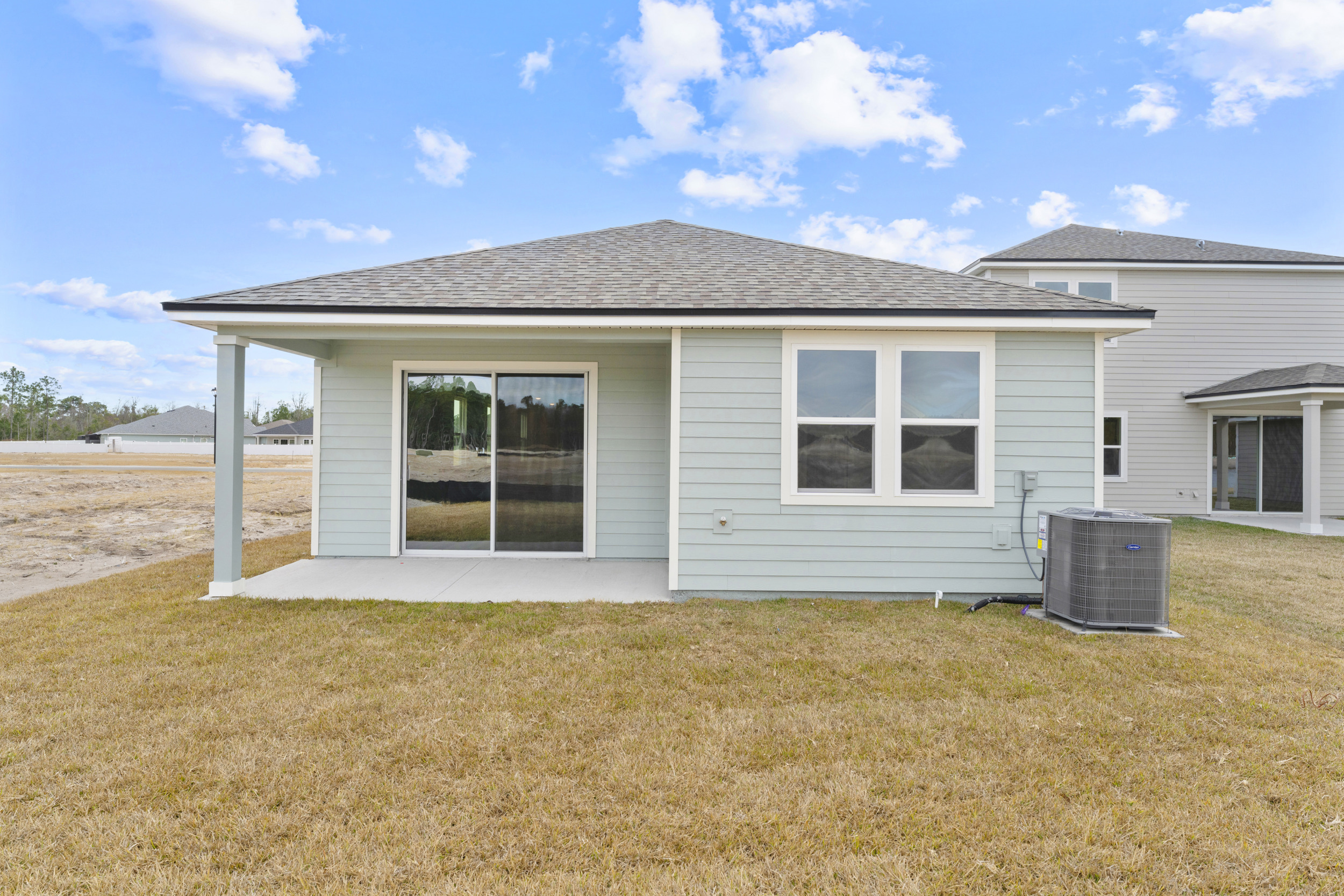 Lot 140 Rear Exterior with Covered Patio at The Preserve at Camden Woods