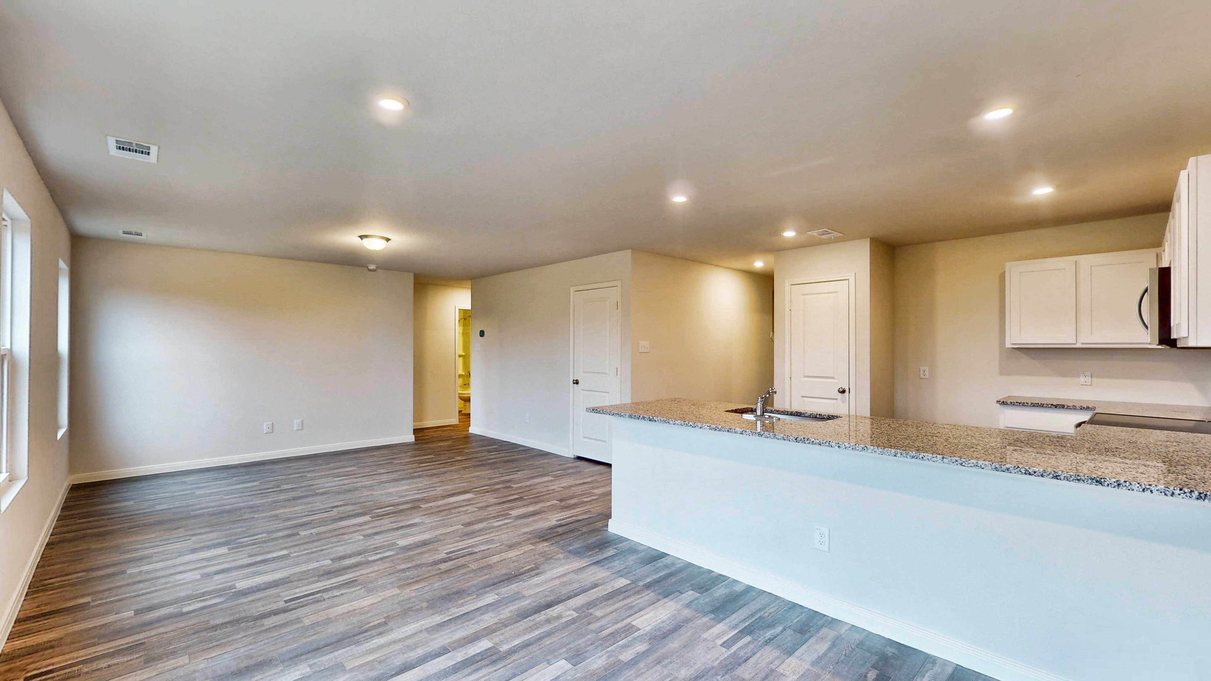 A large empty bathroom.