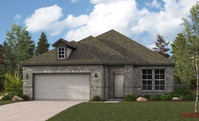 A house with a garage.