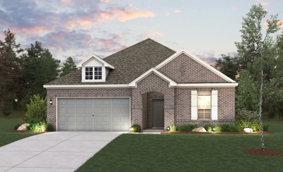 A house with a garage.