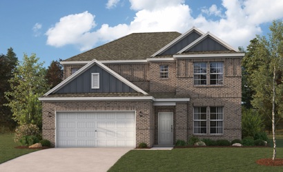 A house with a garage.