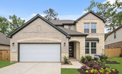 A house with a garage.