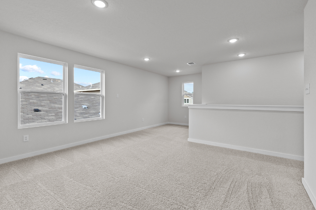 A room with white walls.