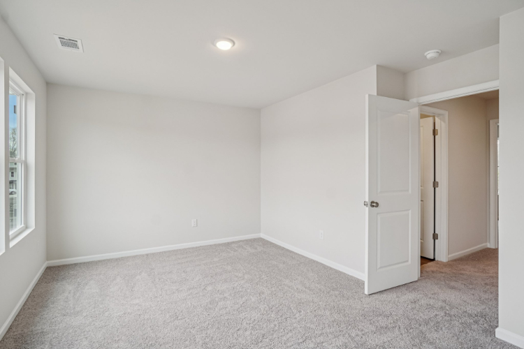 A room with white walls.